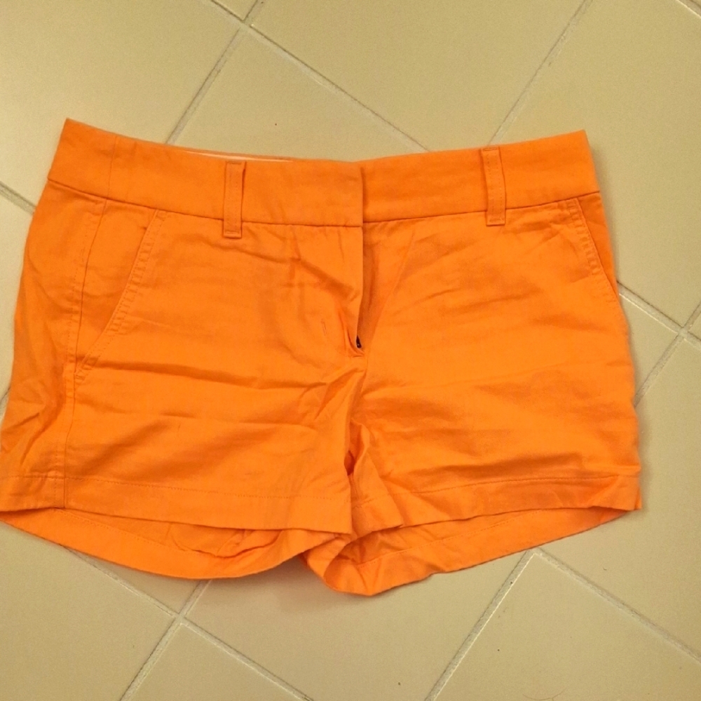 Like New! JCrew Orange Shorts